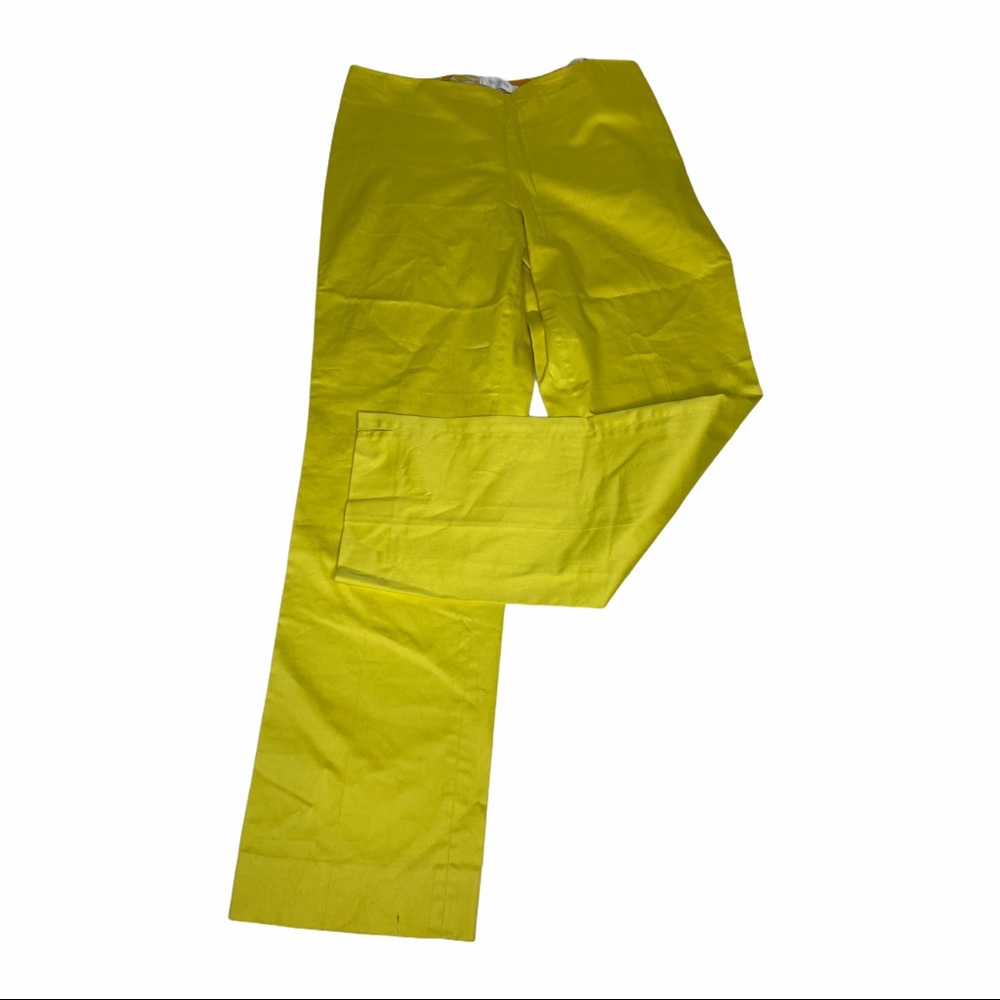 Vintage Emilio Pucci Trim Yellow Pants USA 10 - Picture 9 of 16